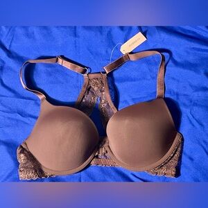 NWT! DOBREVA Wo Sz 38B Lace Push-up Bra RacerBack w/ underwire